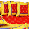 Golf Miniature Print Dewan Set of 8 pc.