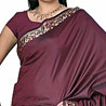 Maroon Silk Saree with Resham Weave