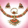 Gold Plated Traditional Necklace Set