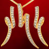 Diamond Pendant Set