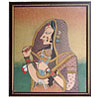 Marvellous Gemstone Painting of A Lady